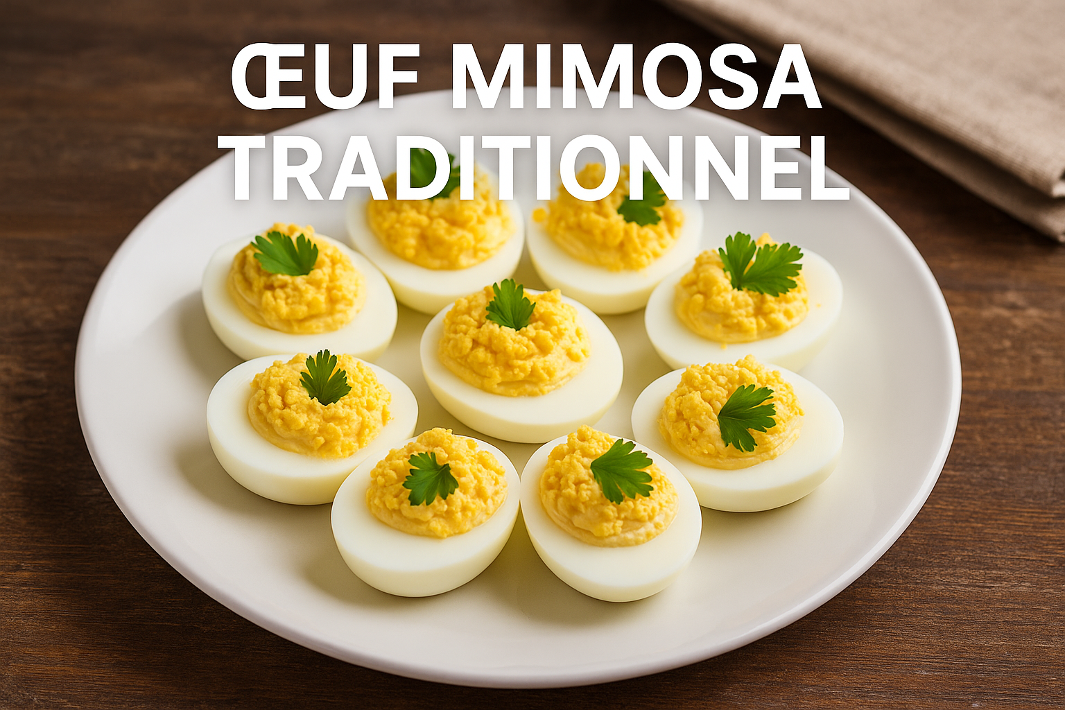 Œuf mimosa traditionnel